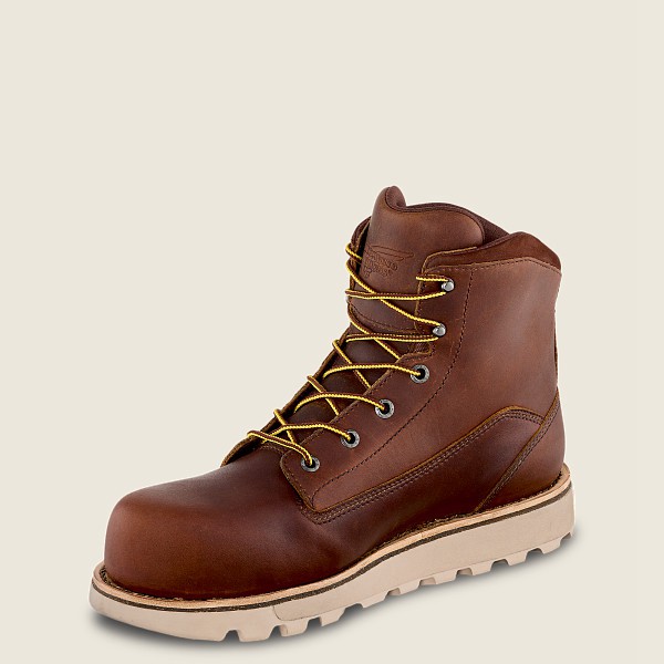 Safety Støvler Herre - Red Wing Traction Tred Lite - 6-Inch Waterproof Toe - Brune - DECSFH-892